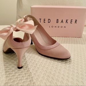 Ted Baker Pink Satin Pumps
